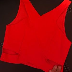 Coral crop top 🧡🌸